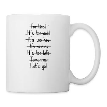 Let's go Motto Resolutions - Mug - white - Right