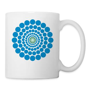 Circle Pattern Art Abstract Magical Gift Cool - Mug - white - Right