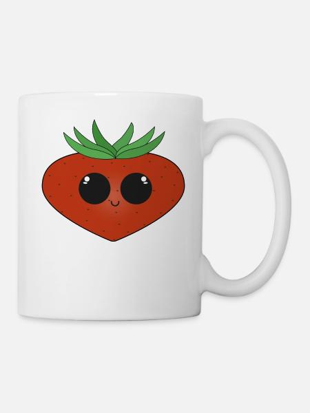 strawberry - Mug - white