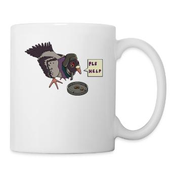 Sad Pigeon - Mug - white - Right