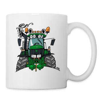 0427 green tractor 6620 - Mug - white - Right