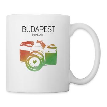 Kamera Budapest - Tasse - Weiß - Rechts