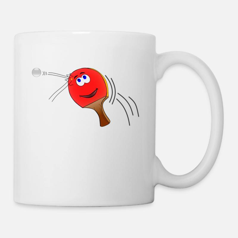 Raquette de tennis - Mug blanc - blanc