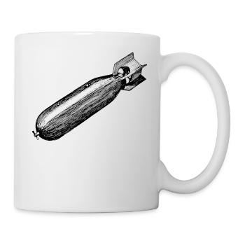 bomb - Tasse - Weiß - Rechts