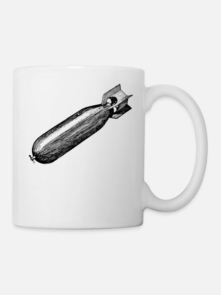 bomb - Tasse - Weiß