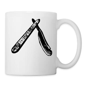 vintage shave - Mug - white - Right