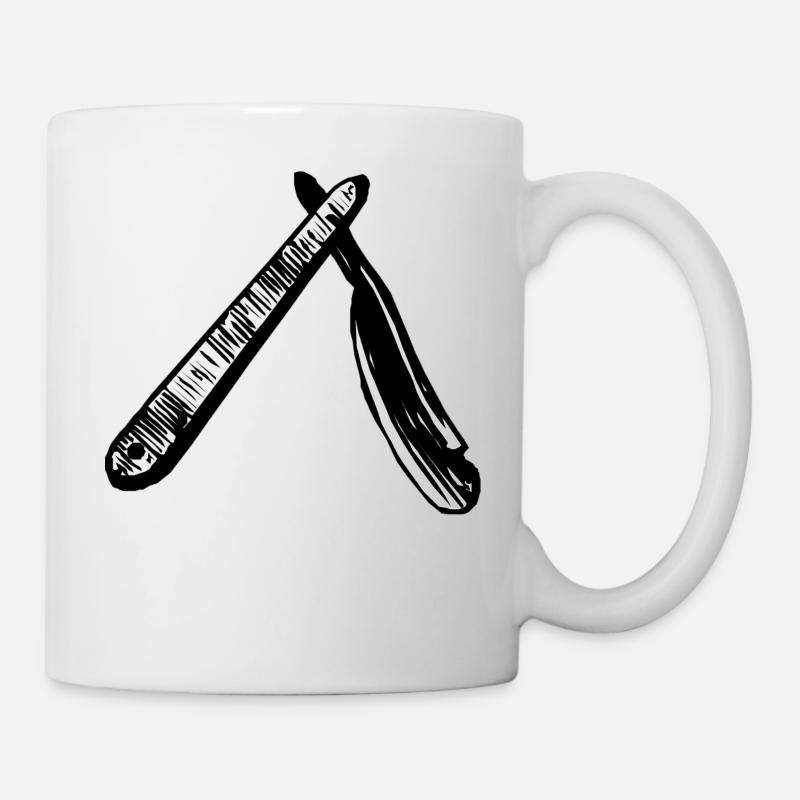 vintage shave - Tasse - Weiß