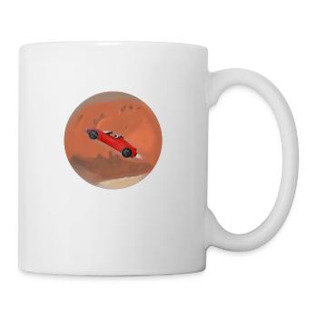 Weltraumauto / , , - Tasse - Weiß - Rechts
