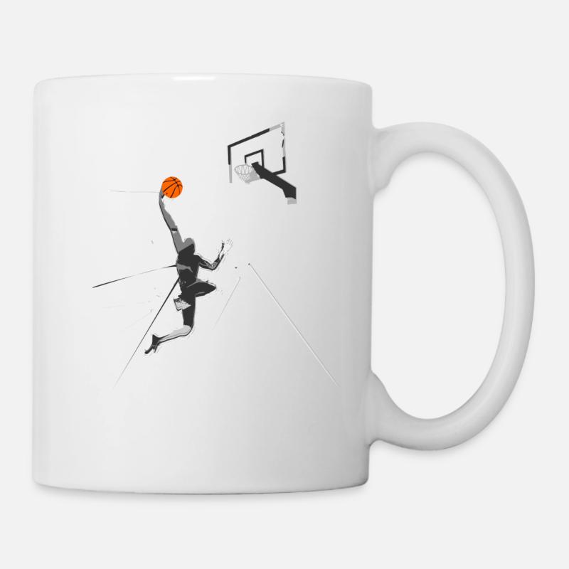 basket-ball - Mug blanc - blanc