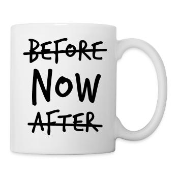 beforeNOWafter - Mug blanc - blanc - Droite