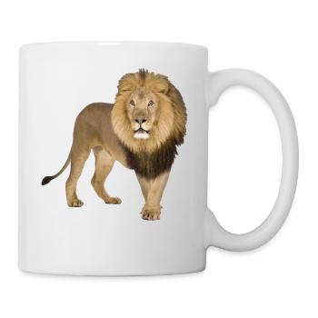 Lion - Mug blanc - blanc - Droite