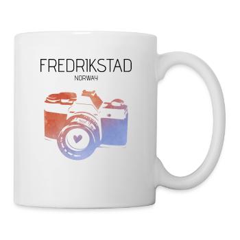 Fredrikstad, Norwegen - Tasse - Weiß - Rechts