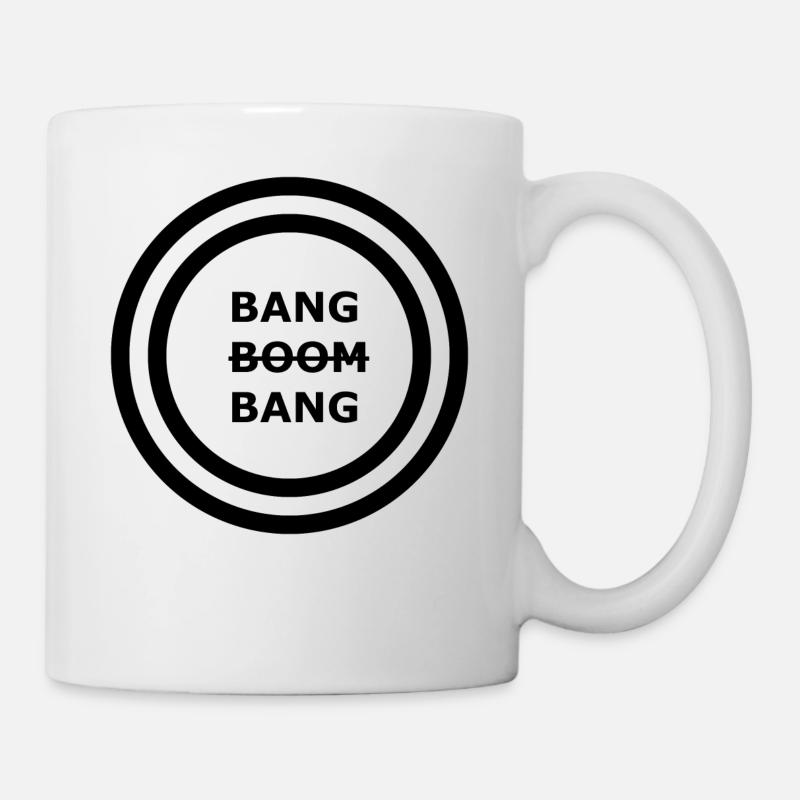 Bang Boom Bang - Création de logo Partie 1 - Mug blanc - blanc