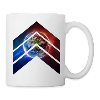 terre Galaxy - Mug blanc - blanc - Droite