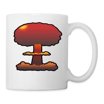 Boom Comic Explosion Atompilz - Tasse - Weiß - Rechts