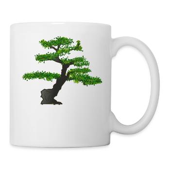 Bonsai - Tasse - Weiß - Rechts