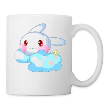 Rabbit cute kids - Mug - white - Right