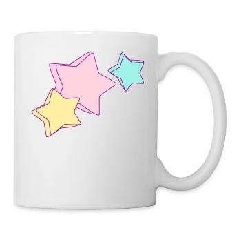 Sterne - Stars - Himmel - Himmelkörper - Tasse - Weiß - Rechts