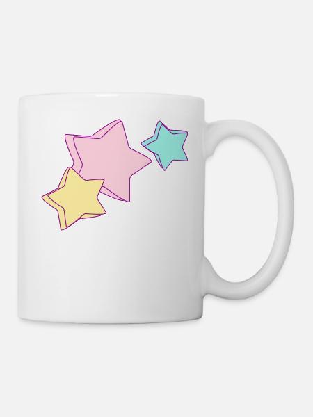 Sterne - Stars - Himmel - Himmelkörper - Tasse - Weiß