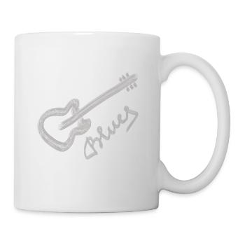 Blues blanc - Mug blanc - blanc - Droite