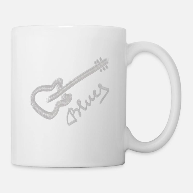 Blues weiß - Tasse - Weiß