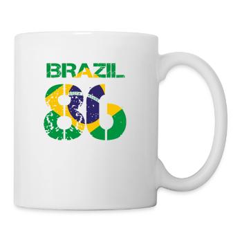 Football club team party em wm BRAZIL 86 - Mug blanc - blanc - Droite