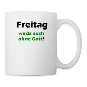 Freitag - Tasse - Weiß - Rechts