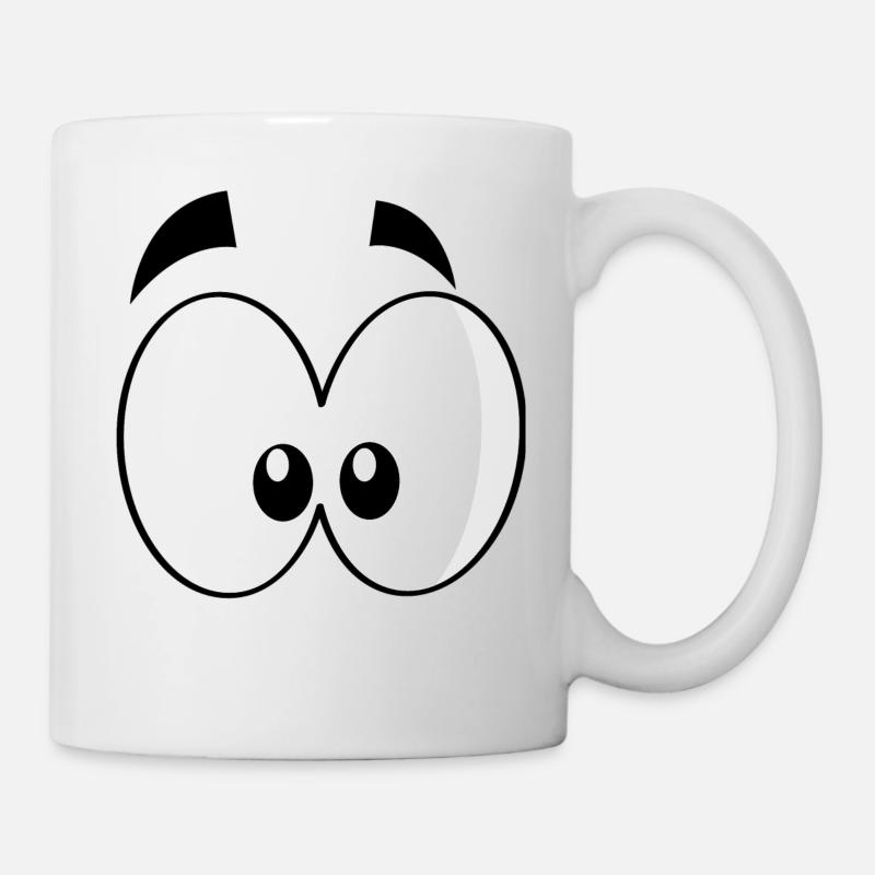 Augen - Tasse - Weiß