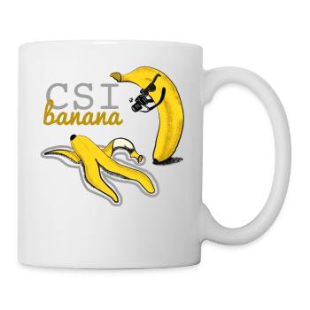 crime Banana hyène - Mug blanc - blanc - Droite