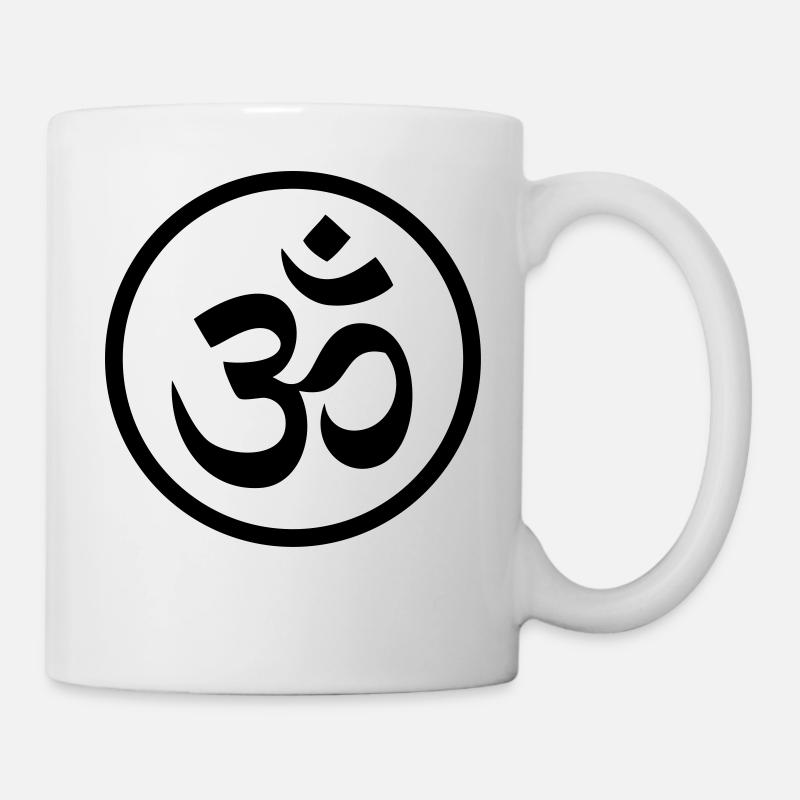 symbole mantra OM - Mug blanc - blanc