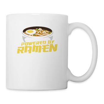 Lustiges Ramen Tshirt, Japanisches Essen - Tasse - Weiß - Rechts
