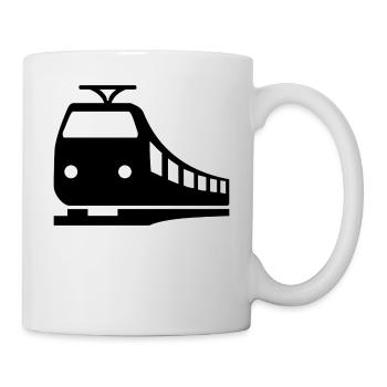 train - Mug blanc - blanc - Droite