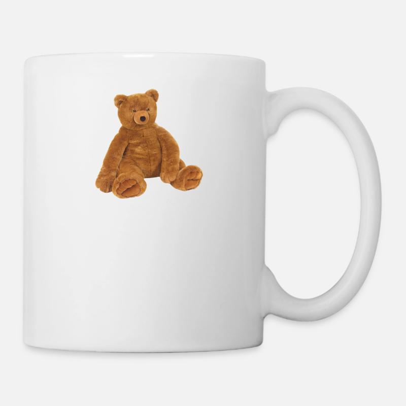 Ours en peluche sur le T-shirt comme idée cadeau - Mug blanc - blanc