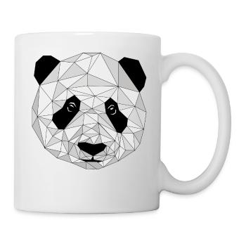 Panda graphique - Mug blanc - blanc - Droite