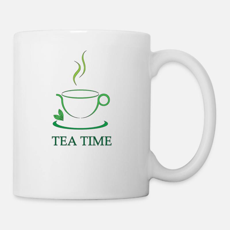 Teatime tea tea love tea time - Mug - white
