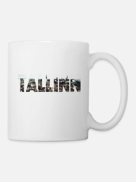 Tallinn Estland Photoart City Stadt Altstadt - Tasse - Weiß