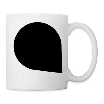 Blase Sprechblase Sprechen Mitteilung - Tasse - Weiß - Rechts