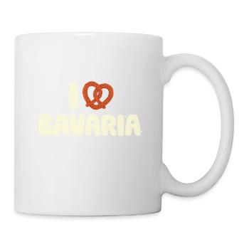 J'aime Bavière - Mug blanc - blanc - Droite