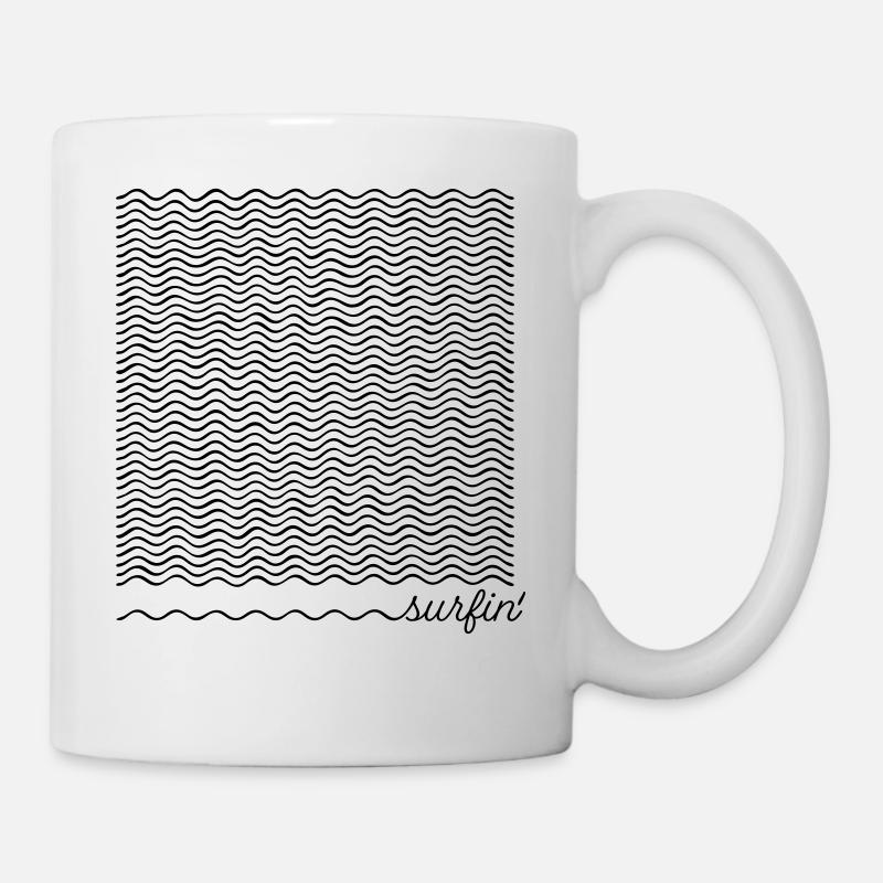 surfin' - Tasse - Weiß