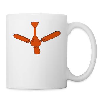 Fan Ceiling Wind Gift Idea Fast - Mug - white - Right
