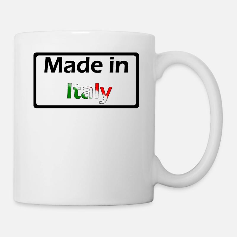 Made in Italy - Tasse - Weiß