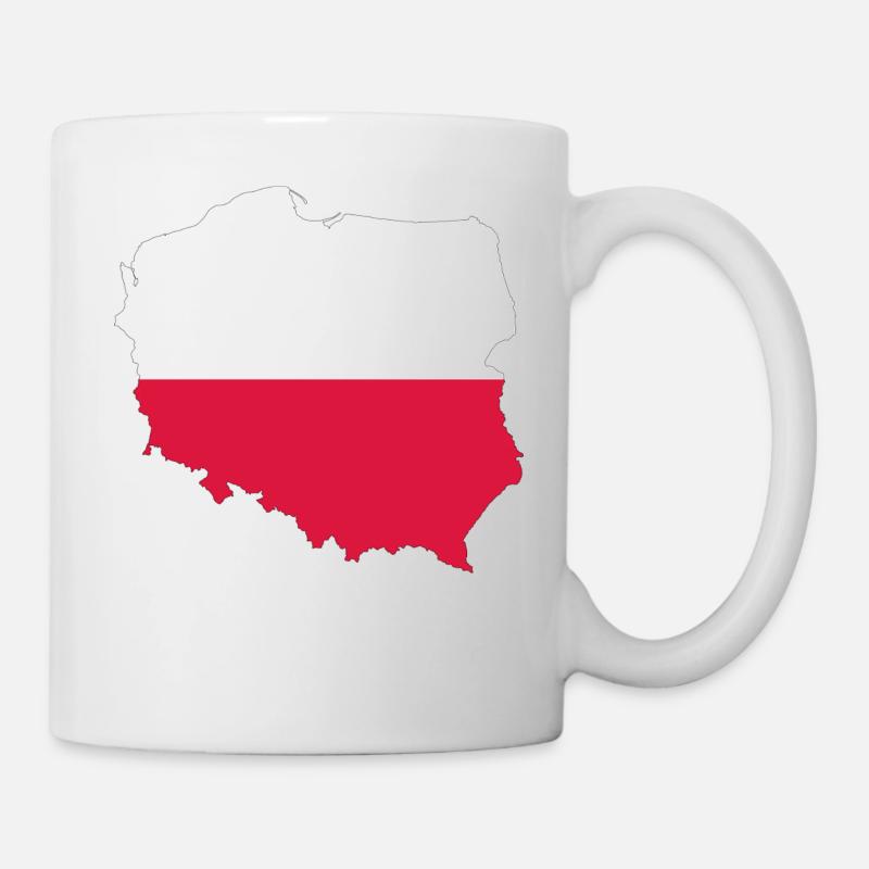 Polen Geschenk Land - Tasse - Weiß