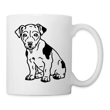 jackrusselpup_02 - Mug blanc - blanc - Droite