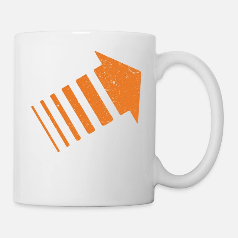 Serie LEGION Vintage Orange Fleche - Mug - white