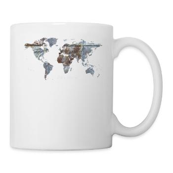 Weltkarte - Let's explore! - Tasse - Weiß - Rechts