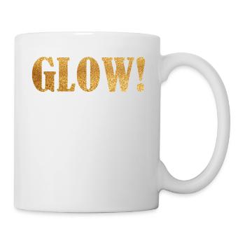 Glow Glitter Word Fashion Fashion Trend Gift Idea - Mug - white - Right