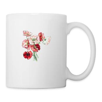 Bunch of flowers - Mug - white - Right