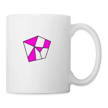 Cool pentagon. Gift idea - Mug - white - Right