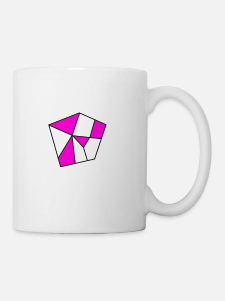 Cooles Fünfeck. Geschenck Idee - Tasse - Weiß