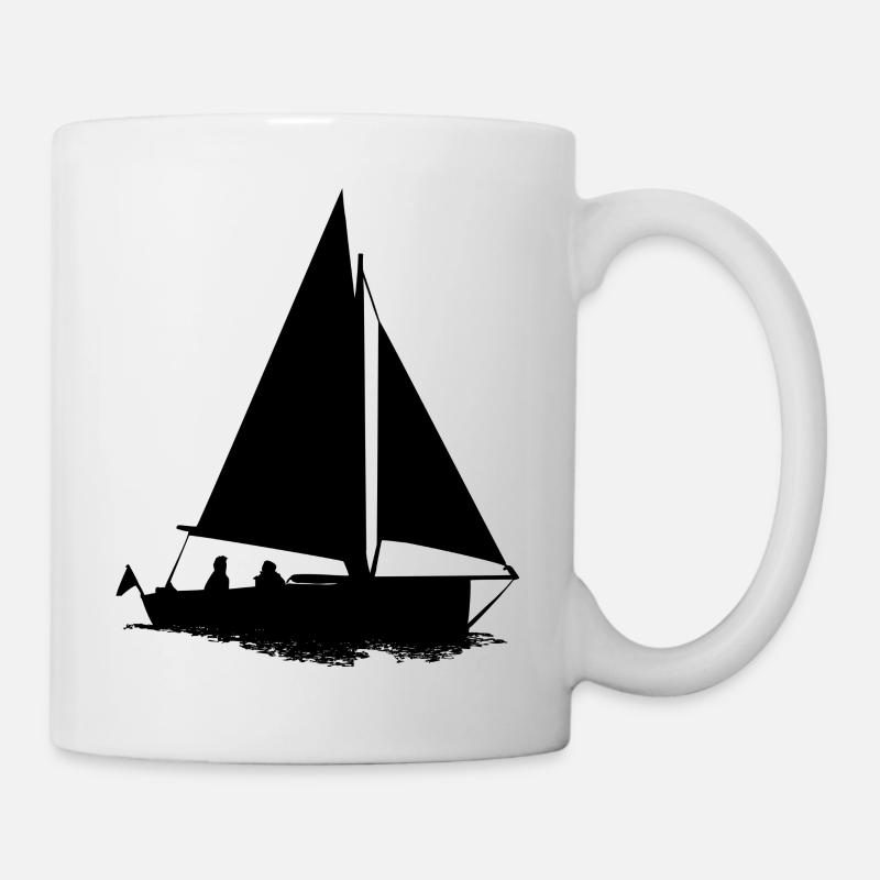 Segelboot - Tasse - Weiß
